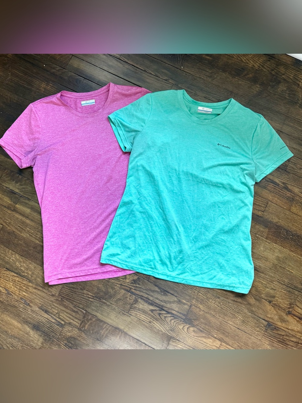 Columbia Women's Short Sleeve Tee Omni- Wick Bundle Set of 2